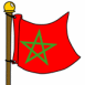 Maroc (drapeau flottant)